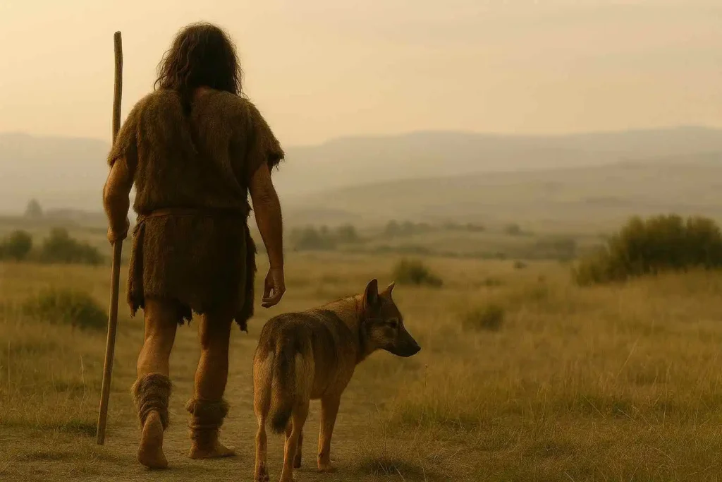 Representación de la domesticación temprana del perro y su convivencia histórica con el ser humano / prohibir la cría de perros