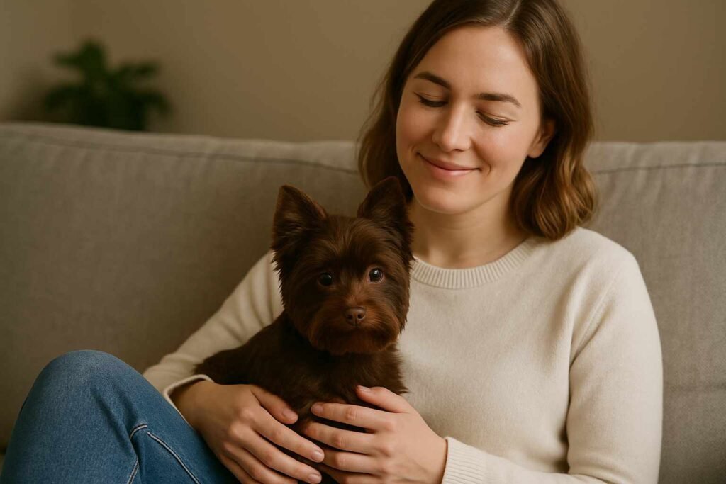 Varias tonalidades del Yorkshire Terrier mostrando diversidad de colores en la raza / Kennel Club Argentino