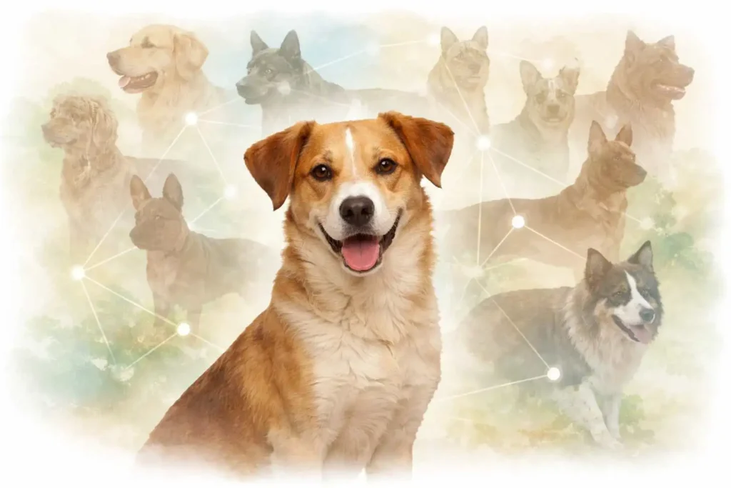 Perros realizando distintas funciones: trabajo, asistencia y compañía / Prohibir la cría de perros: consecuencias científicas y culturales sobre razas y mestizos