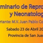Afiche del Seminario de Neonatología y Reproducción
