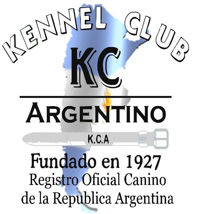 Logotipo del Kennel Club Argentino con mapa de Argentina