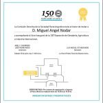 Invitación por los 150 años de la Sociedad Rural Argentina